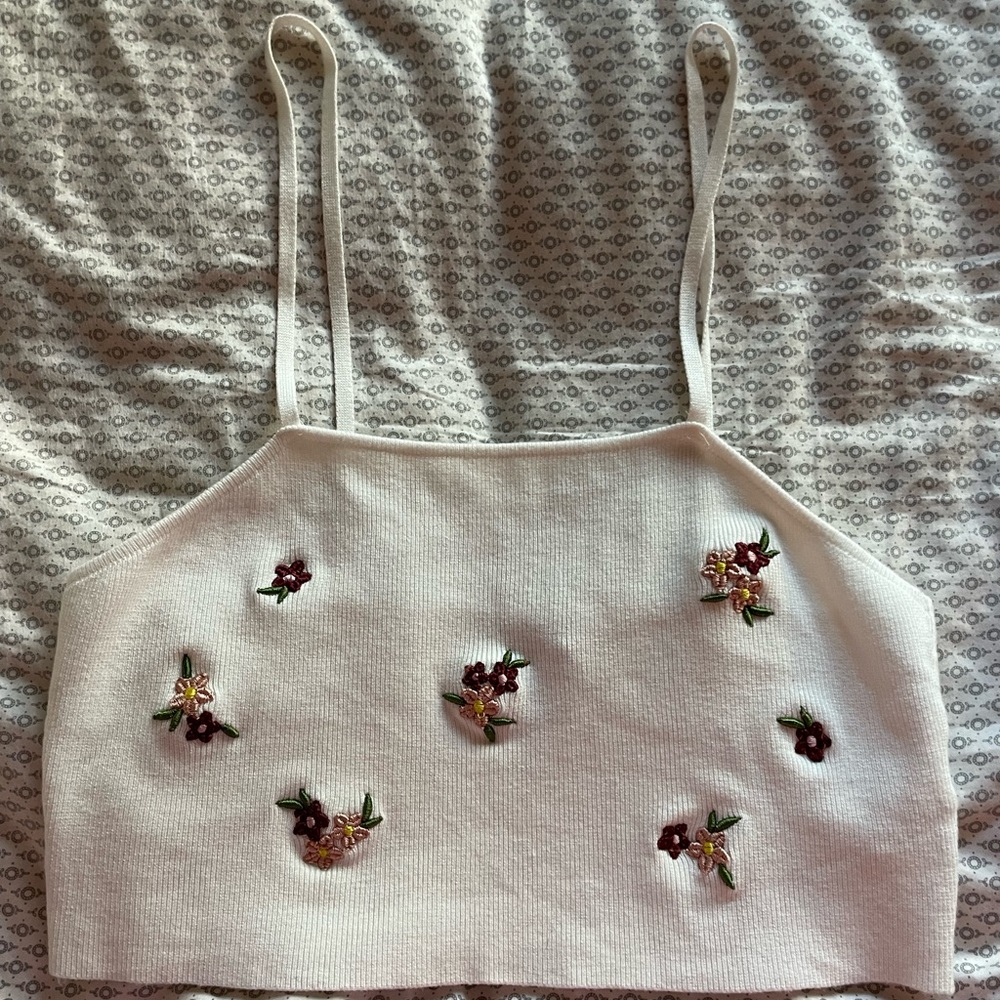 forever 21 knit cropped tank